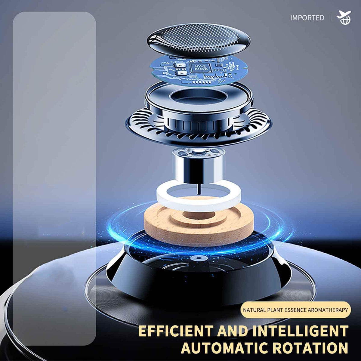 Solar Rotating Car Diffuser