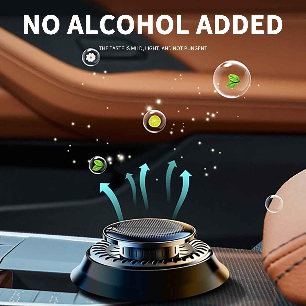 Solar Rotating Car Diffuser